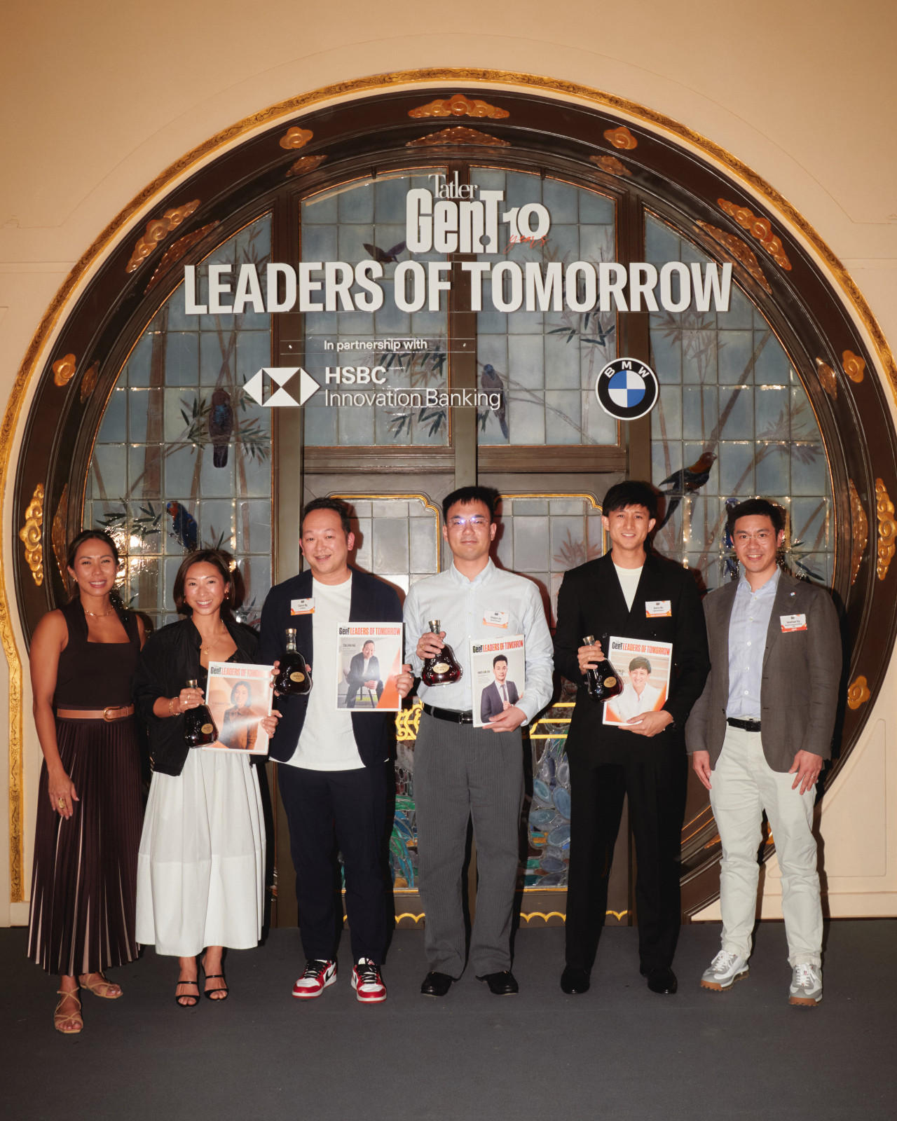 Tamara Lamunière, Jonathan Yip and the 2026 Gen.T honourees of Hong Kong