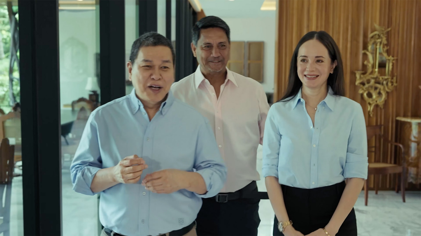 A scene from ‘Bench: Body of Work’ documentary featuring Ben Chan, Richard and Lucy Gomez, which was screened at MIFF 2026 (Photo: J Creative Entertainment)