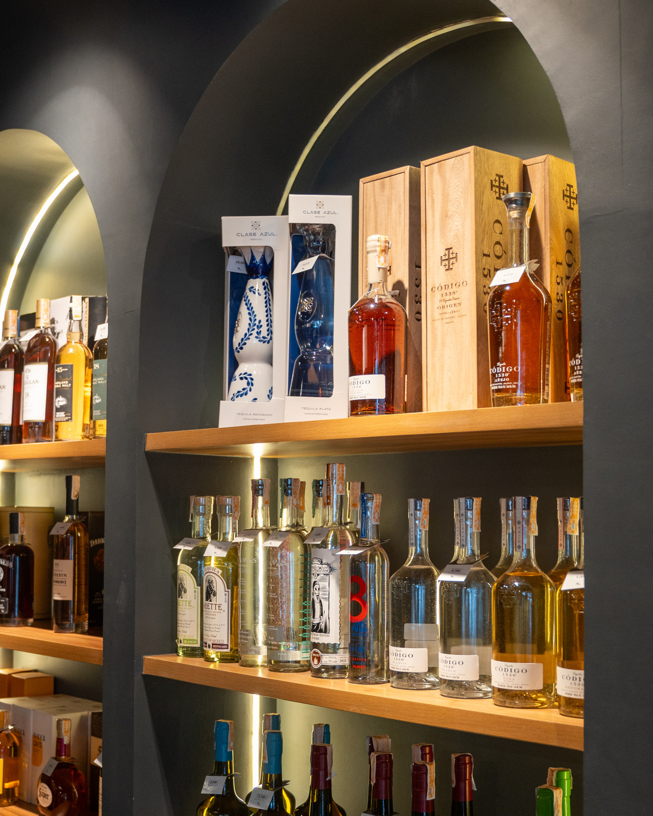 Some of the best tequila and mezcal at Wine Drop