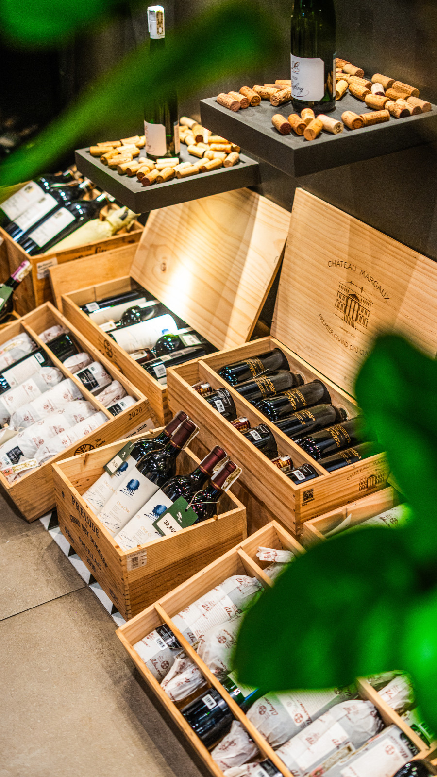 A selection of fine wine