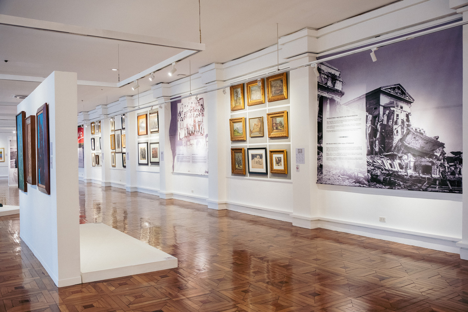 Installation shot of ‘Sansó: Pusong Pilipino’ exhibition at the National Museum of Fine Arts (Photo: courtesy of Fundacion Sansó)