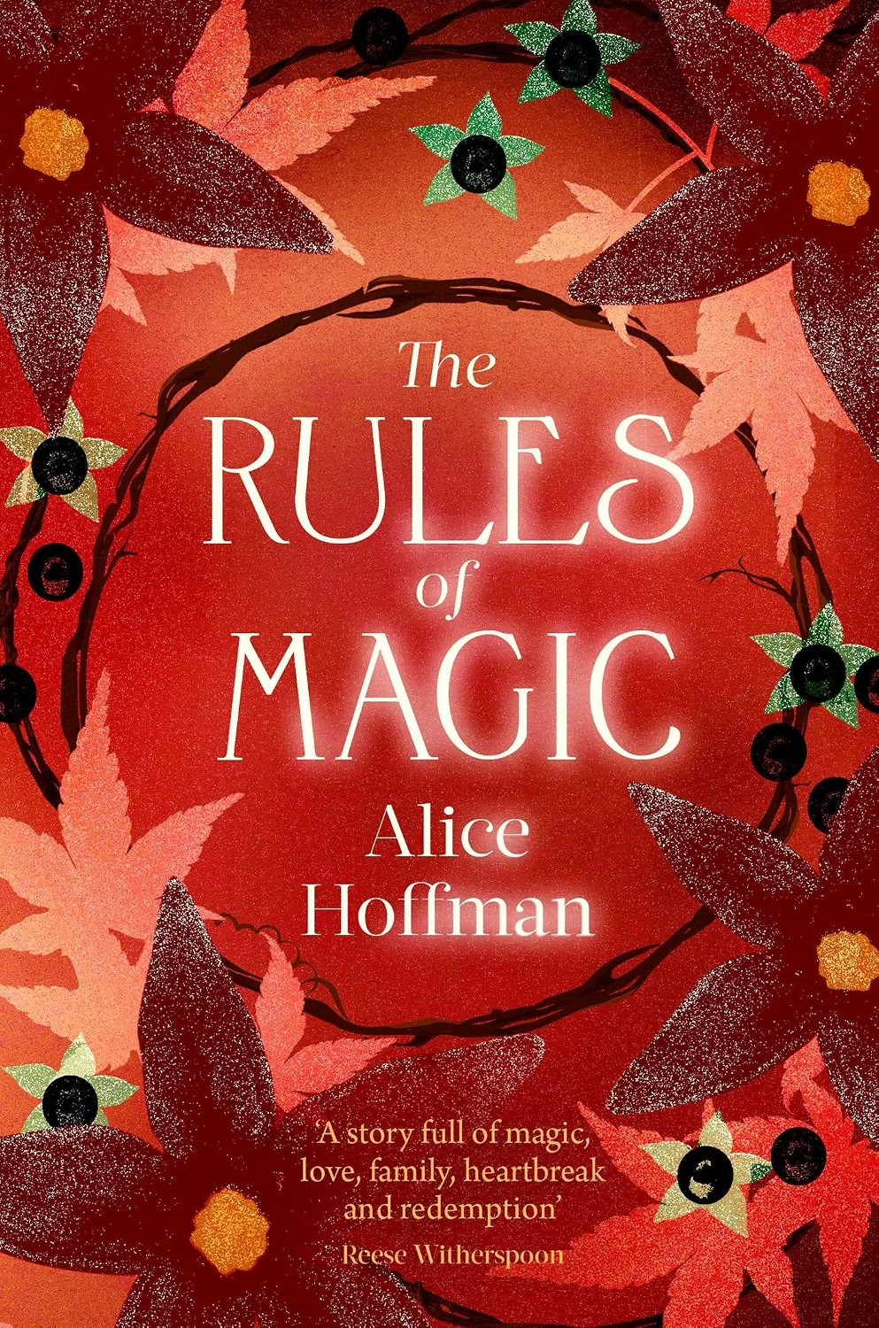 The cover of Alice Hoffman's novel, "The Rules of Magic."