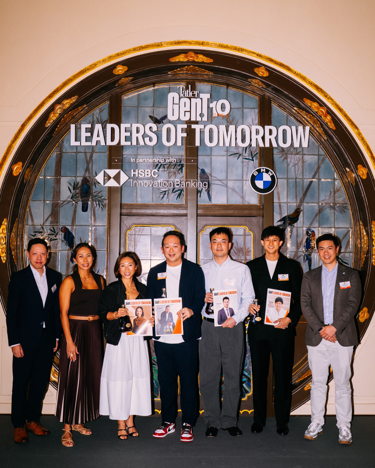 The 2026 Gen.T Leaders of Tomorrow Hong Kong honourees, with Ray Leung, Tamara Lamunière, and Jonathan Yip