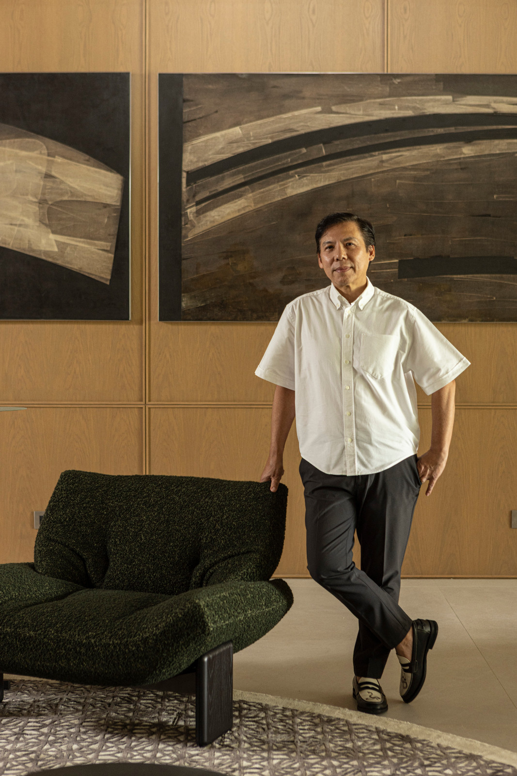 Architect Anthony Nazareno in the San Juan Columbian project