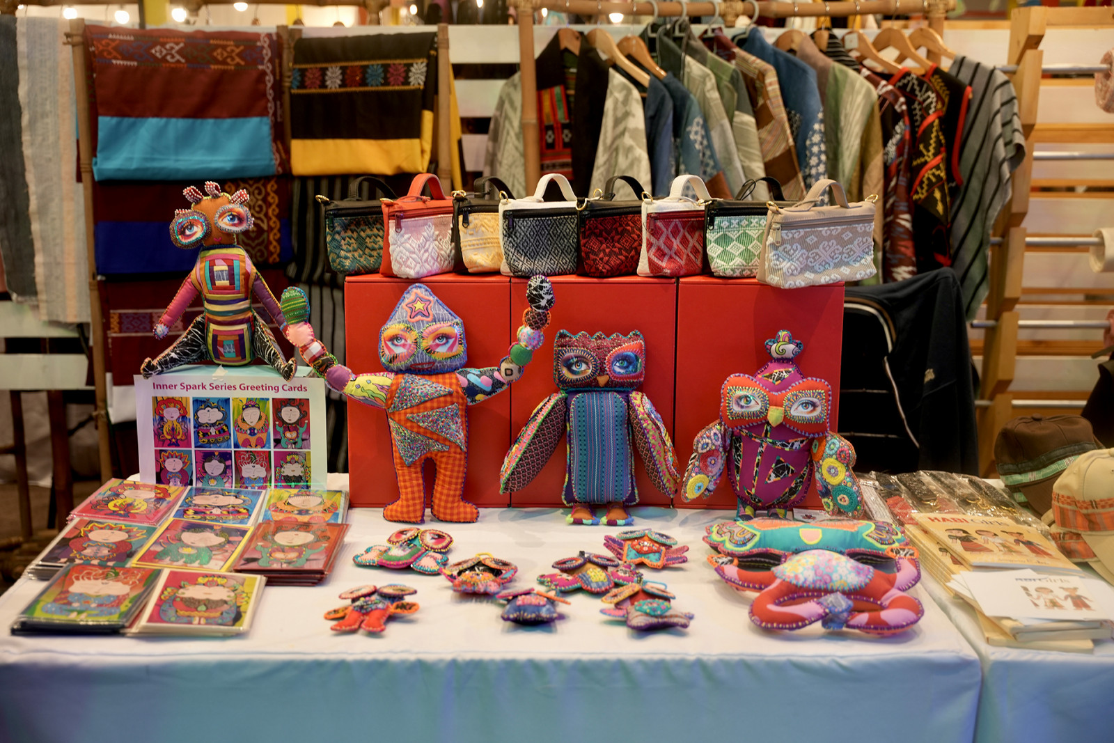 Some items featured at the previous edition of Likhang HABI Market Fair (Photo: courtesy of HABI: The Philippine Textile Council)