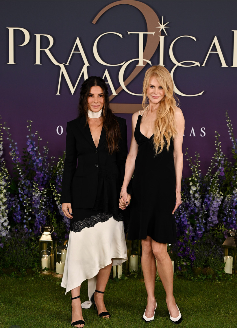 Sandra Bullock and Nicole Kidman reunite for the upcoming "Practical Magic 2."