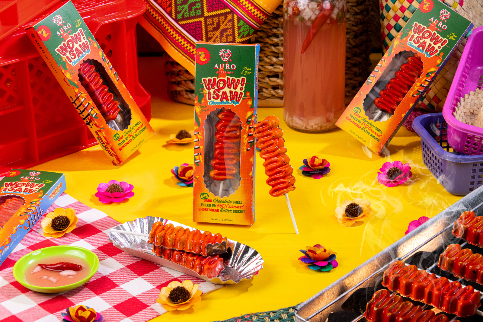 Wow Isaw, moulded after the grilled skewers