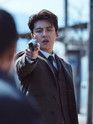 Kim Seon-ho playing the dangerous hitman Nobleman in the action thriller film The Childe