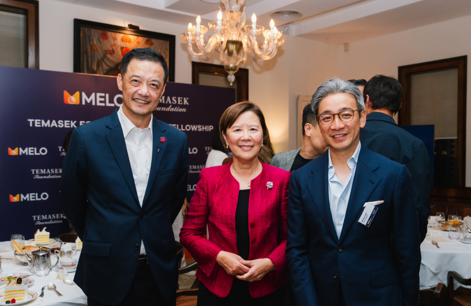 From left: Boon Heong Ng, executive director and CEO, Temasek Foundation; Nancy Ip, president, the Hong Kong University of Science and Technology; Kenny Lam, co-founder and co-chairman, Melo Foundation (Photo: courtesy of the Melo Foundation)