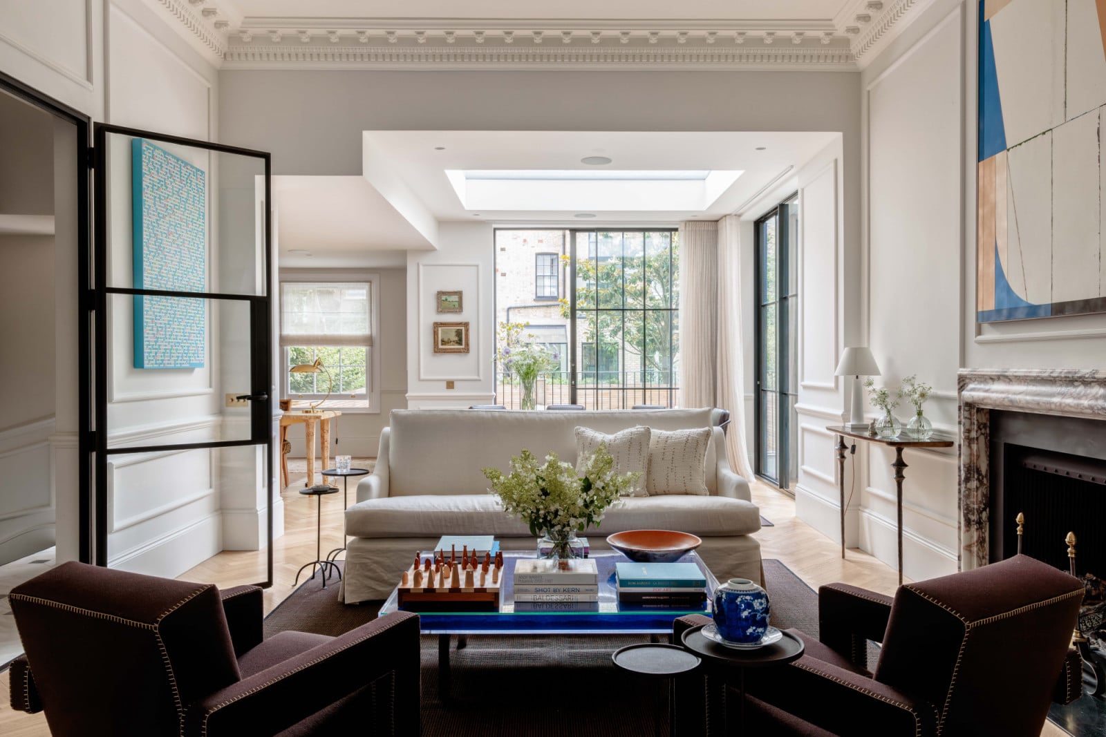 The mid-19th-century London home is characterised by the city’s distinctive combination of warm brick and crisp white stucco