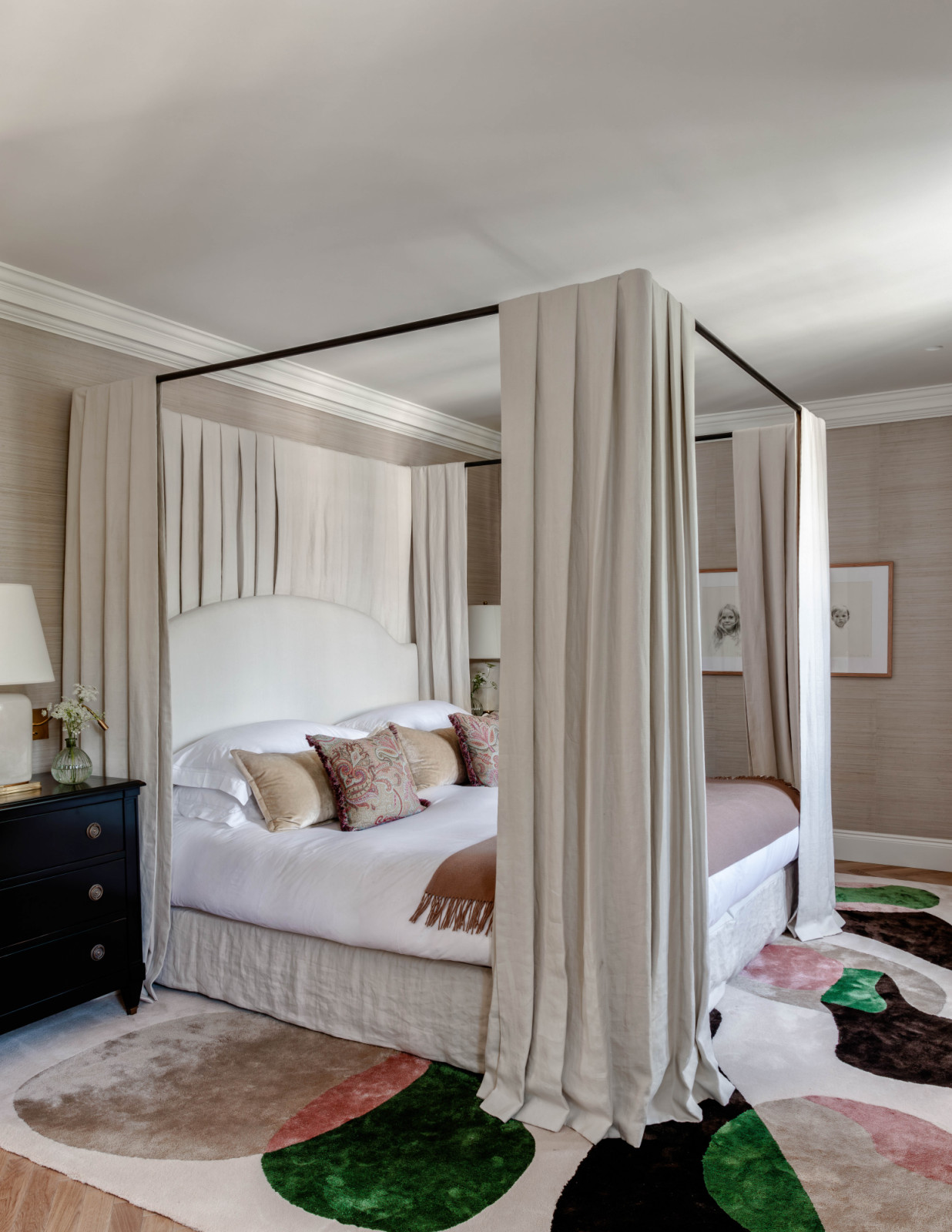 Colour and pattern that make the home feels joyful and characterful while remaining comfortable