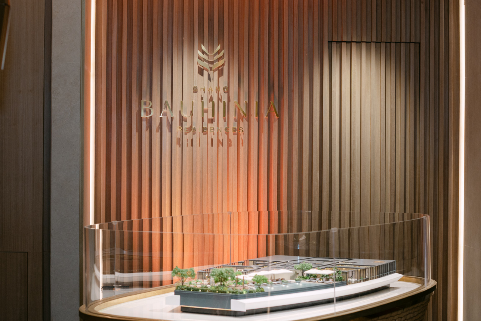 The scale model of the rooftop Sky Lounge