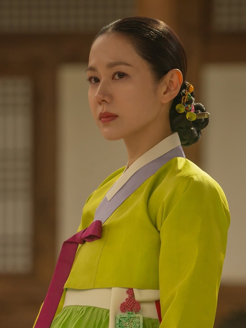 Son Ye-jin as Joseon noblewoman Lady Cho Yun in Netflix period K-drama The Scandal