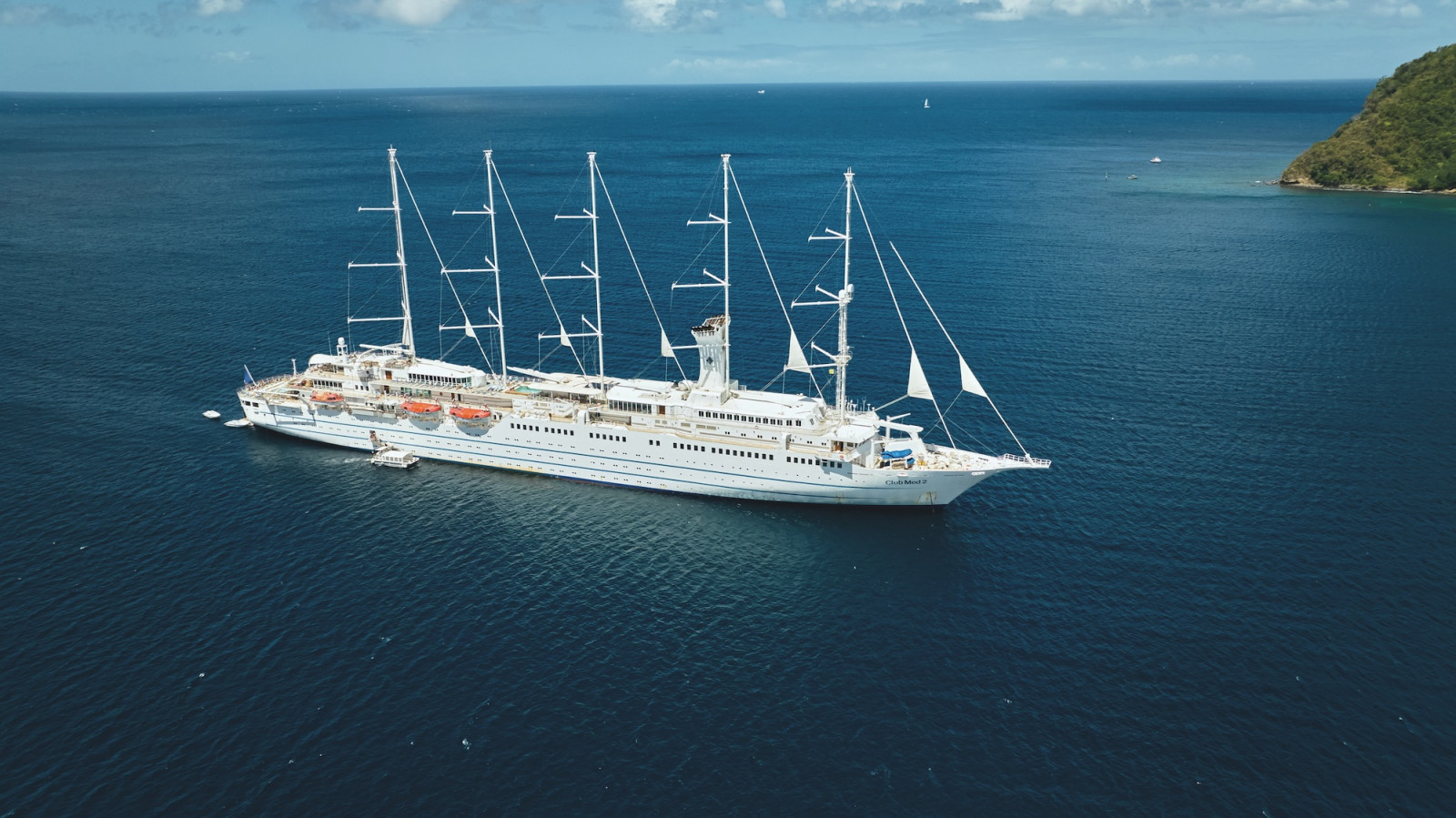 Club Med’s five-masted yacht offers the ultimate nomadic escape at sea