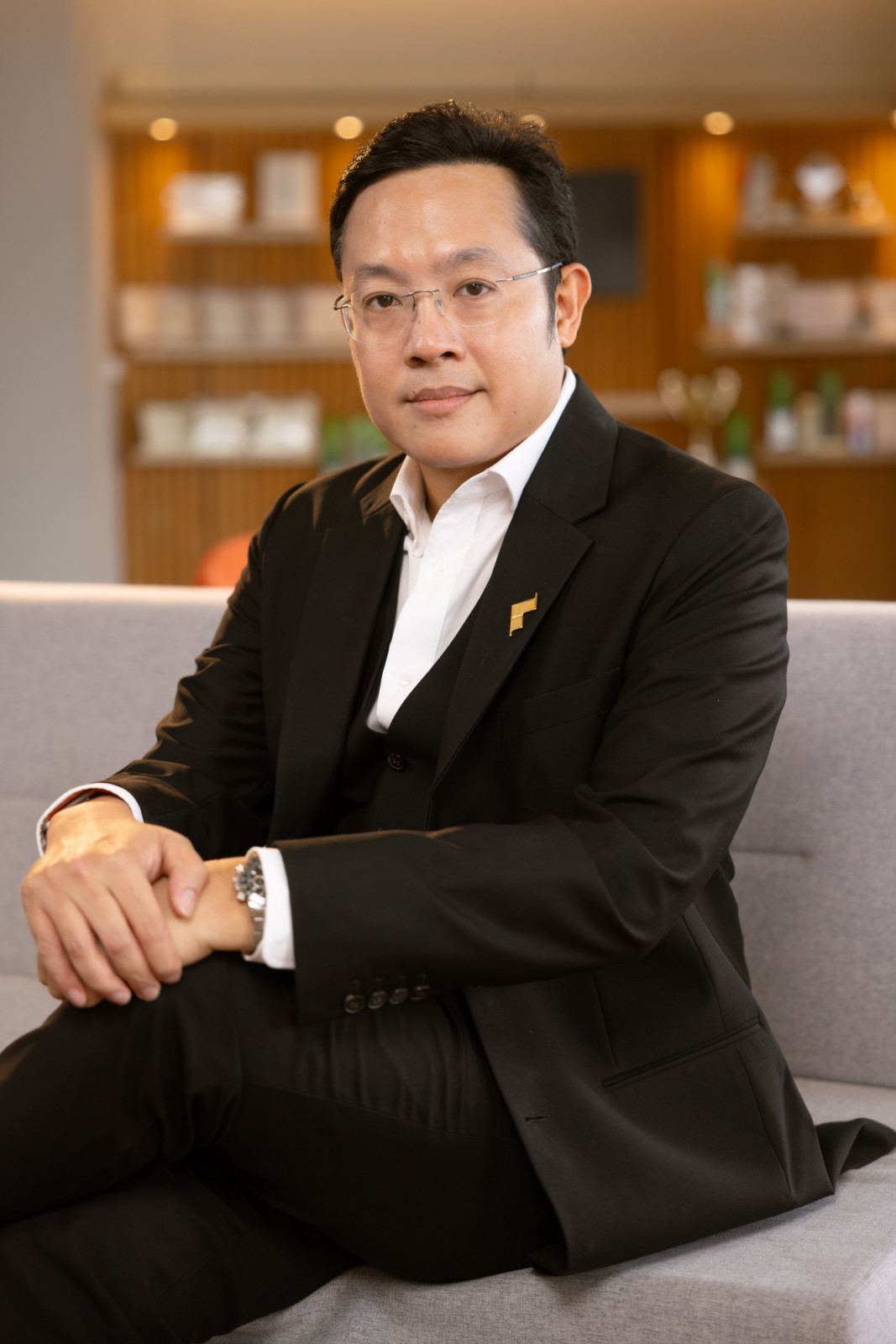 เจษฎา สุขทิศ ซีอีโอ Finnomena Group (ภาพ: Worapon Teerawatvijit / Tatler Thailand)
