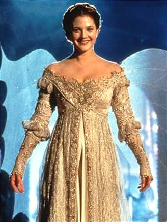 Drew Barrymore wearing the embellished empire-waist fairytale ball gown as Danielle de Barbarac in Ever After A Cinderella Story
