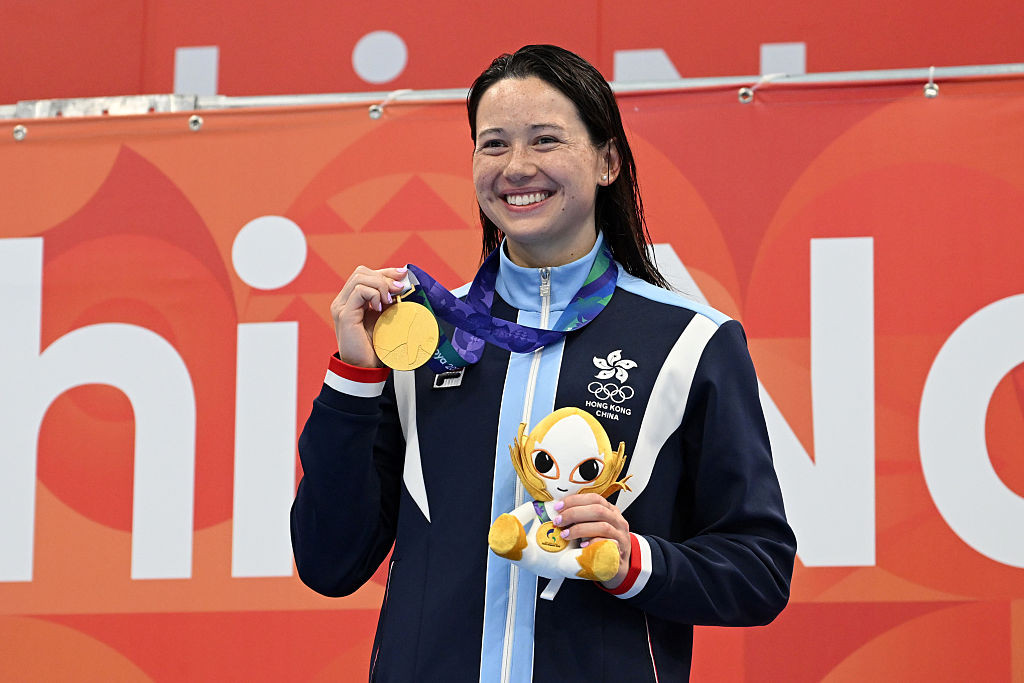 Siobhán Haughey, a Tatler Gen.T Leaders of Tomorrow honouree of 2018 and Tatler Most Influential honouree, won gold in the women’s 200 metre freestyle event at the 20th Asian Games. (Photo: Getty Images)