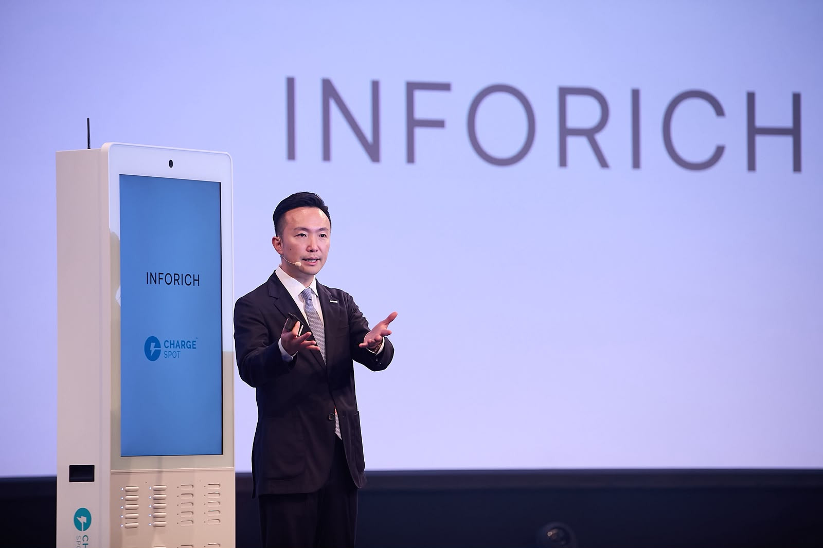 Stephen Chan, founder and group CEO of Inforich, the parent company of portable phone charger sharing service ChargeSpot (Photo: courtesy of Inforich)