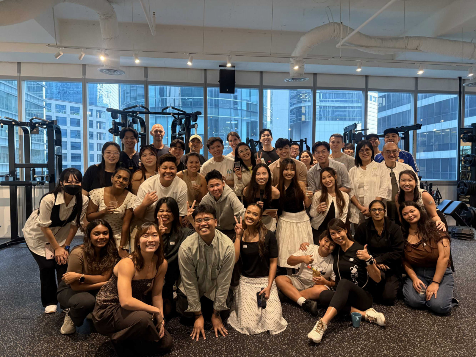All smiles as the Core Collective team celebrates the opening of their new Robinson outlet