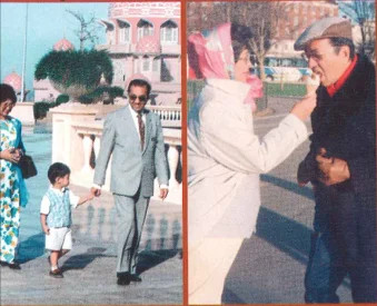 Intimate family moments (Photo: Malaysia Tatler, November 2005)