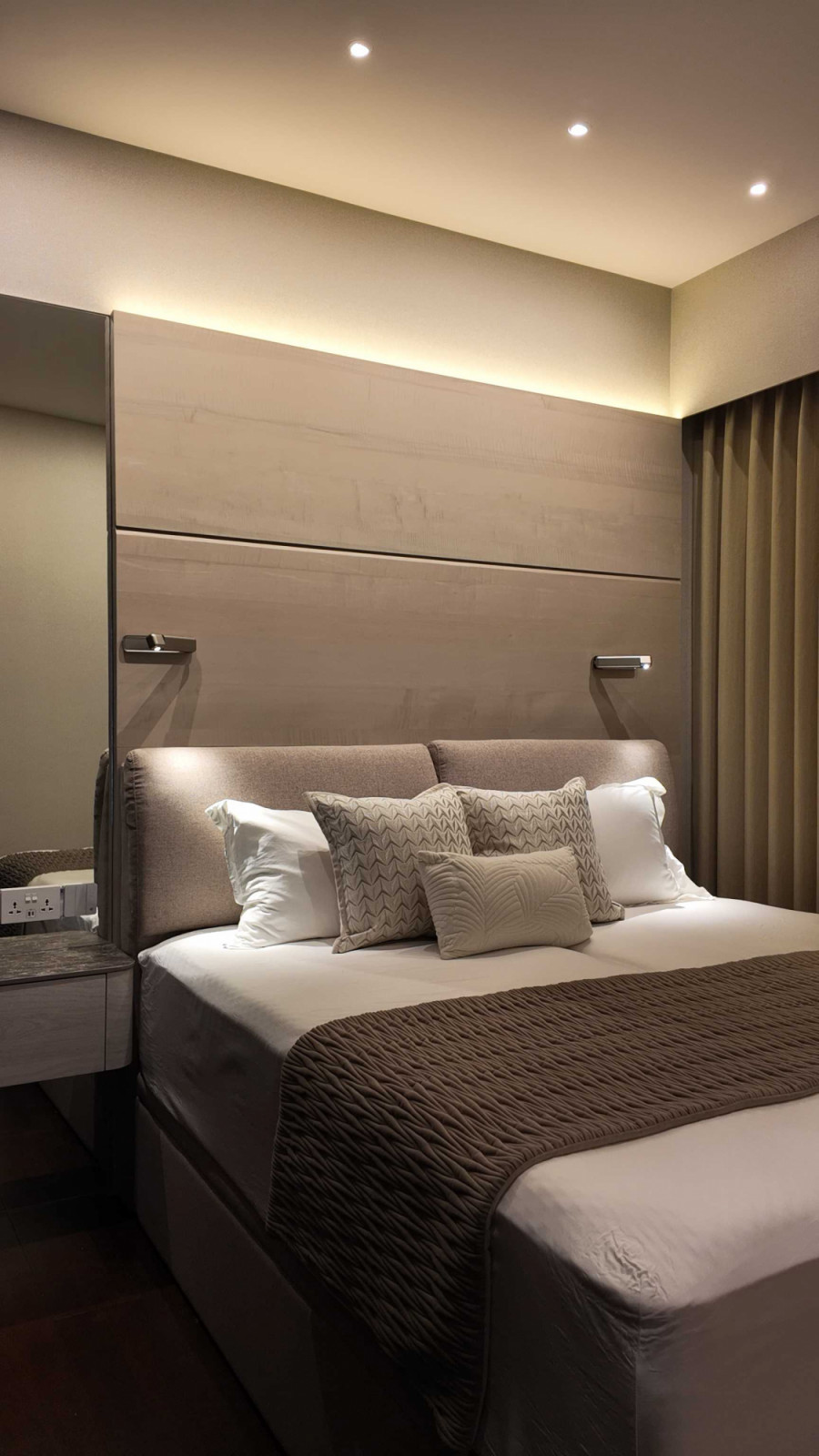 The master bedroom