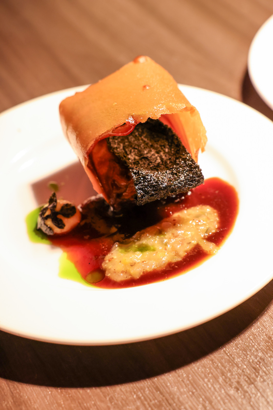 Mōdan’s chef Jorge Mendez made a tender pork langka kabayaki puffed spring roll with langka mustard sauce and sukiyaki langka | Off Menu 2026