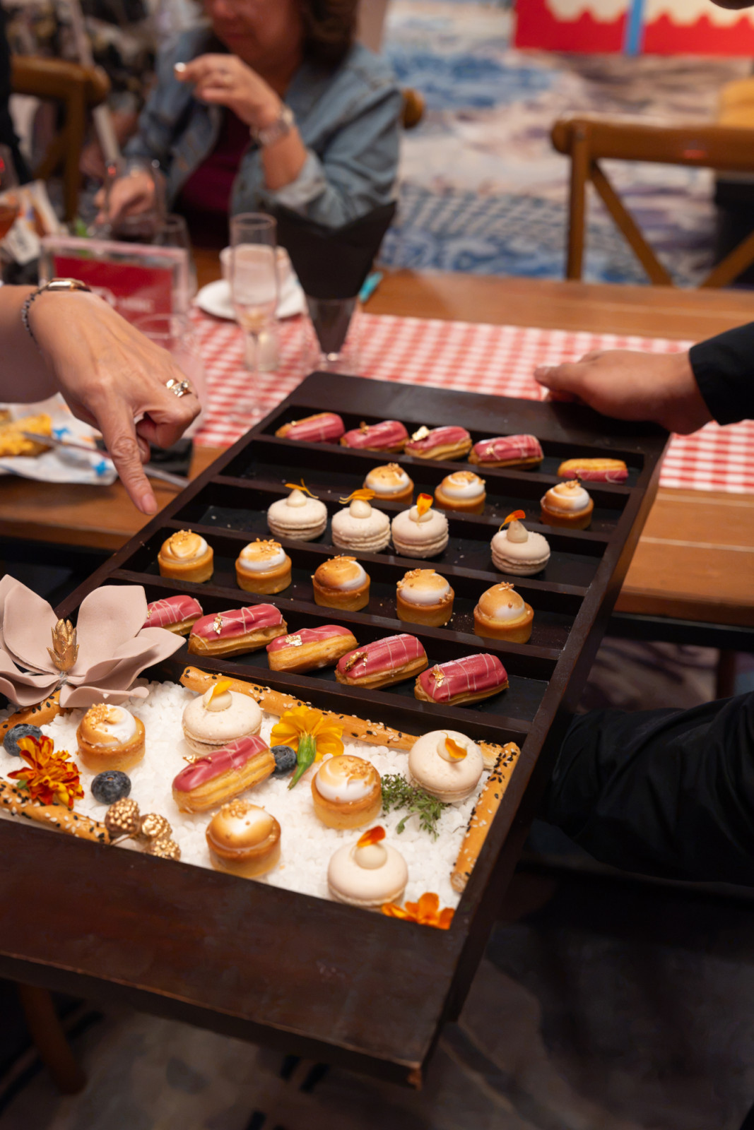 The dessert spread at Off Menu 2026