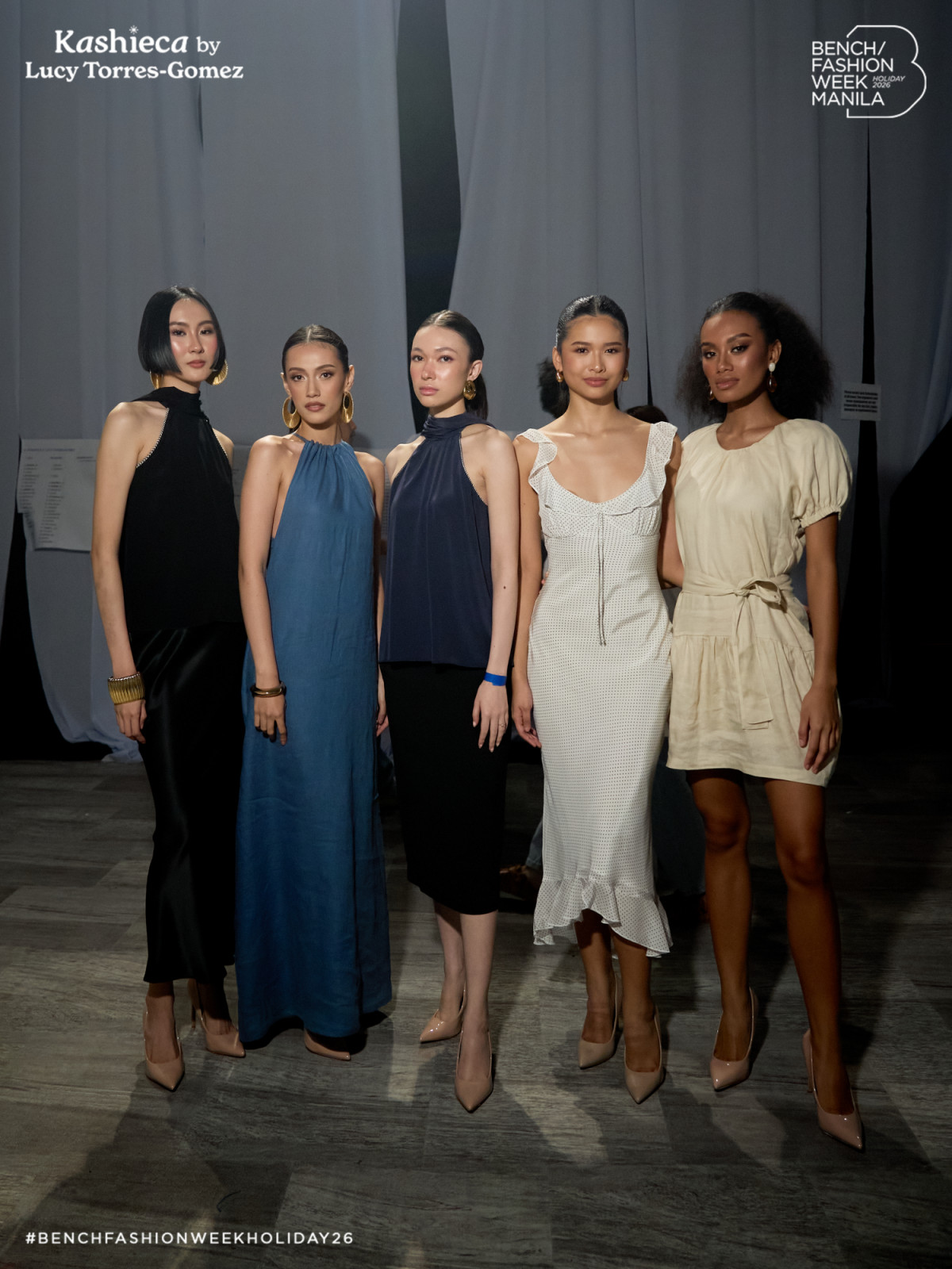 Models showcase the Kashieca by Lucy Torres-Gomez collection at BENCH/ FASHION WEEK HOLIDAY 2026 MANILA