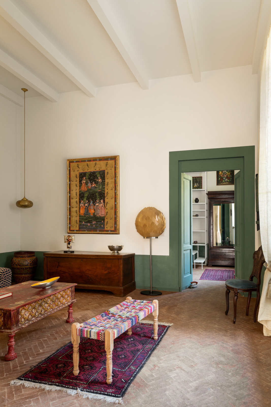 Nicknamed Casa Egle, the two-room apartment used to be a family storeroom, spanning less than 485 sq ft