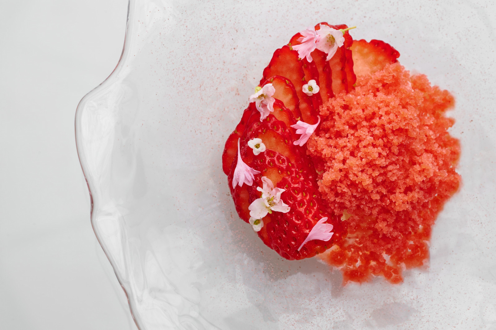 Ami Patisserie’s Japanese strawberry with sakura dessert