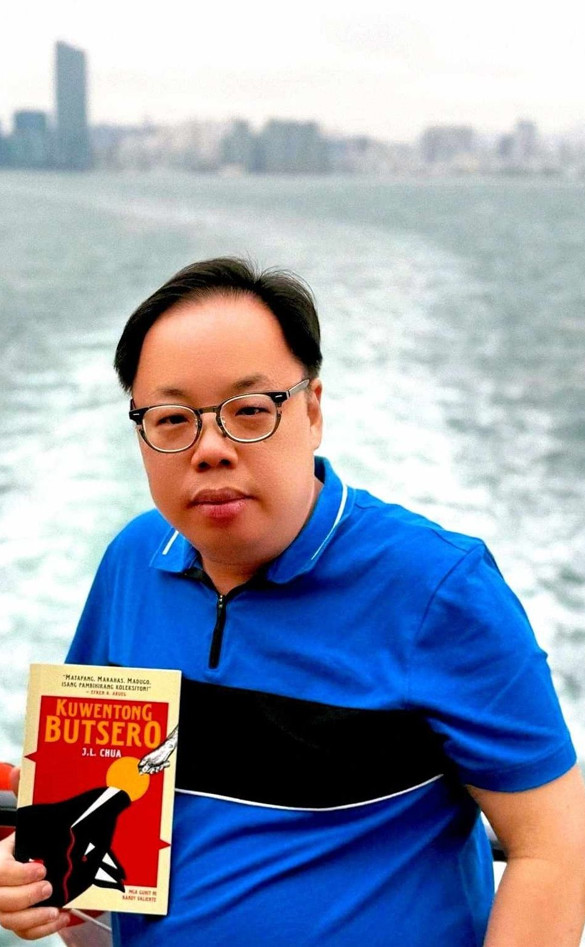 Filipino-Chinese author JL Chua with his debut horror novel "Kuwentong Butsero"