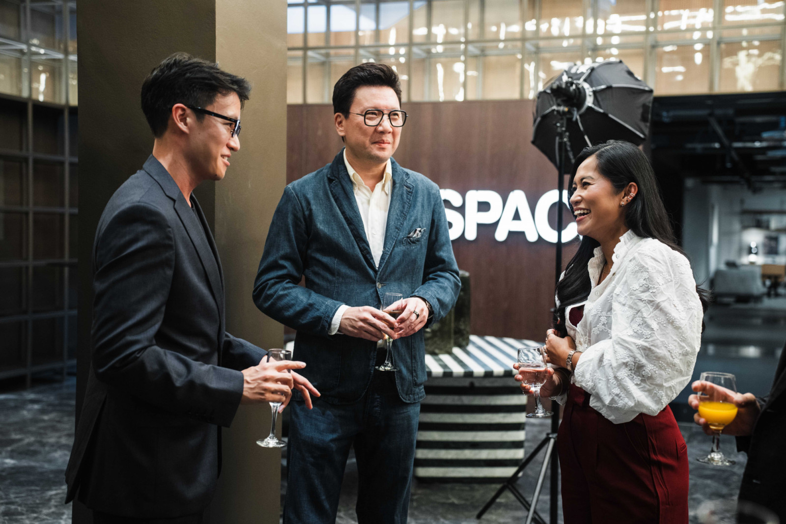 Henry Tan, Roy Teo and Jennifer Murray