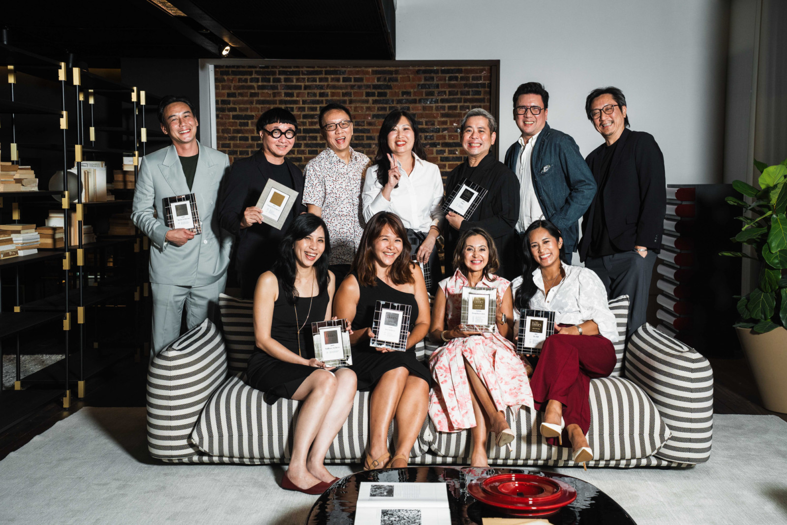 Clockwise from top left: Howard Wee, Edmund Ng, Robin Tan, Terri Tan, Selwyn Low, Roy Teo, Tiah Nan Chyuan, Jennifer Murray, Nikki Hunt, Goy Zhenru and Yong Mien Huei