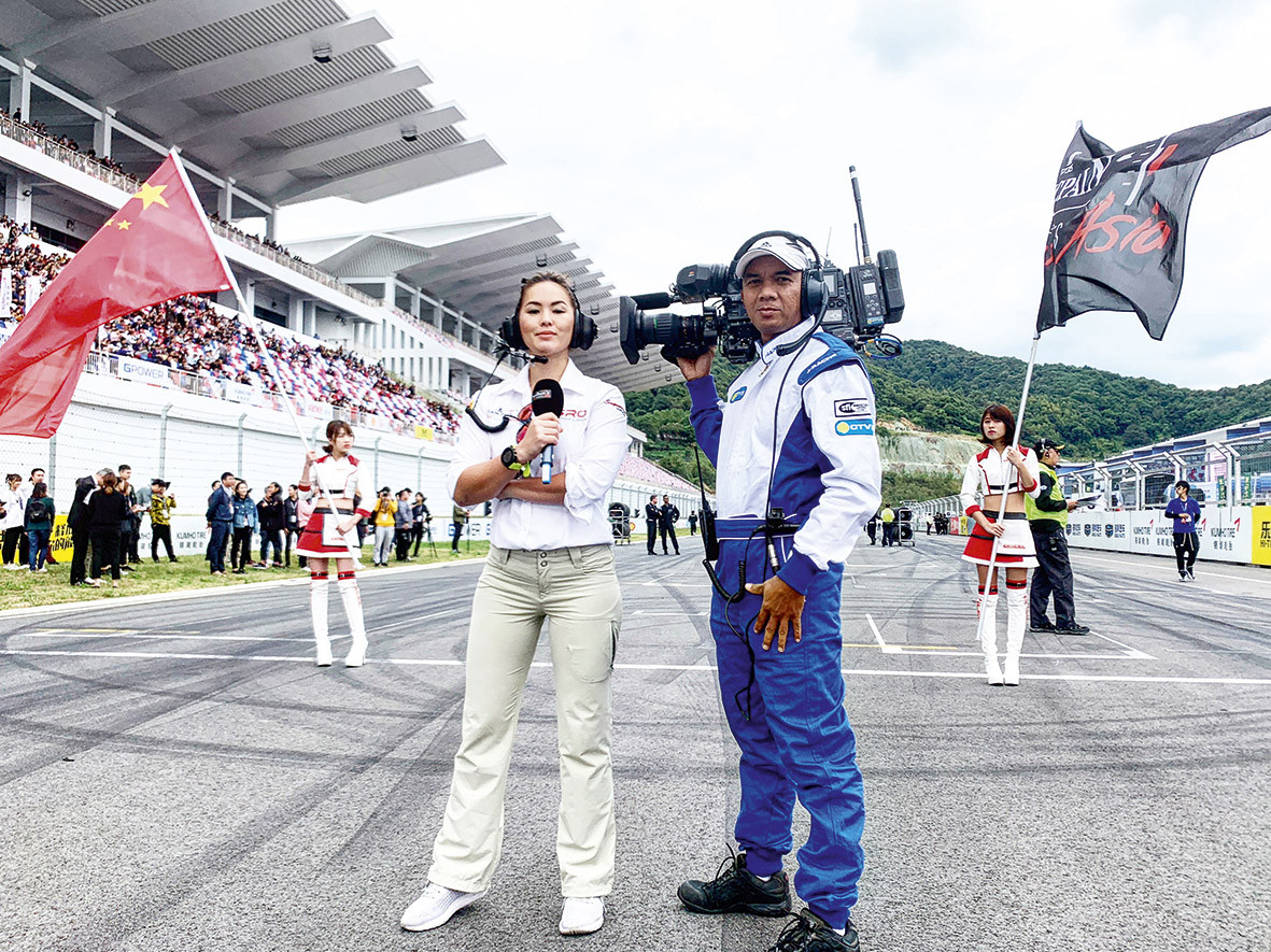 Jedrek has remained a familiar presence in motorsport beyond the racetrack
