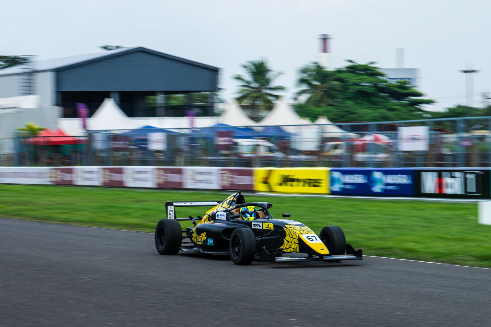 Kaur competed in the F4 Indian Championship, where she made her Formula 4 debut in 2025