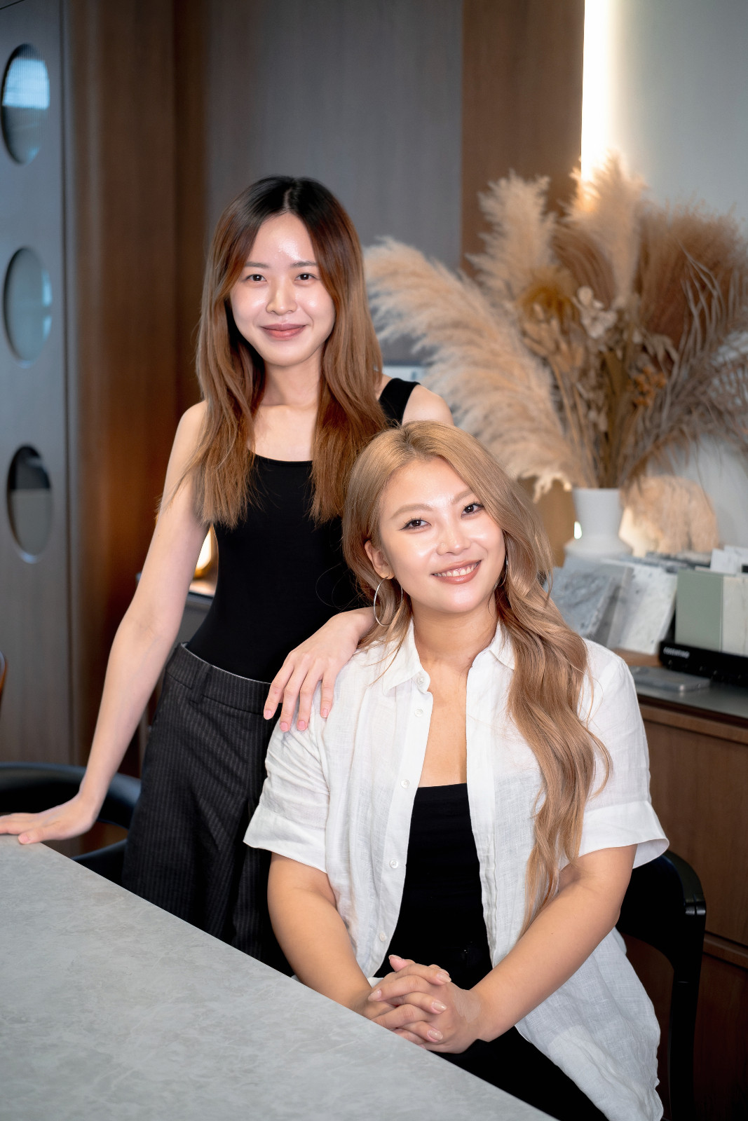 Bloooprint Studio founder Vivian Wang (right) and co-founder Poon Meilam (left)