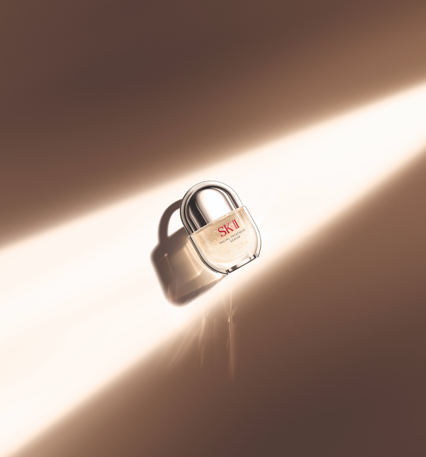 The padlock-inspired bottle, new SK-II Facial Treatment Serum (Image: SK-II)