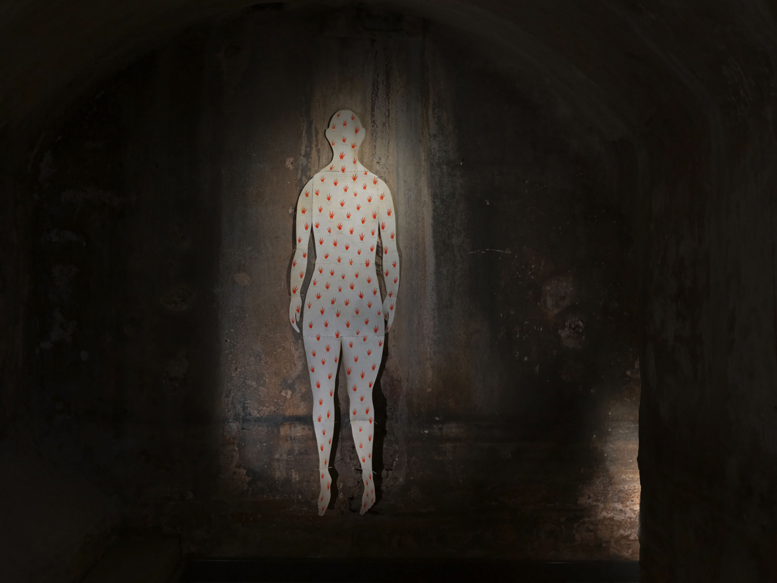 Alex Červený, Skin-book, 1996–2026, acrylic, gold leaf and pencil on parchment