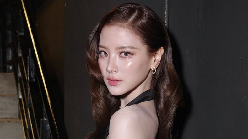 Thai actress Baifern Pimchanok with elegantly styled hair and a luminous beauty look.