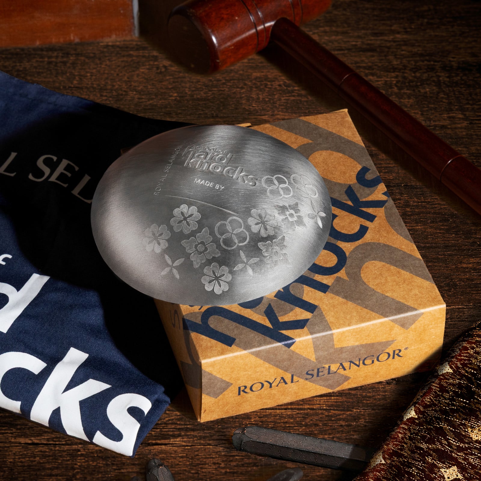 Visitors can explore the craft further through a special-edition pewter bowl-making workshop at the School of Hard Knocks