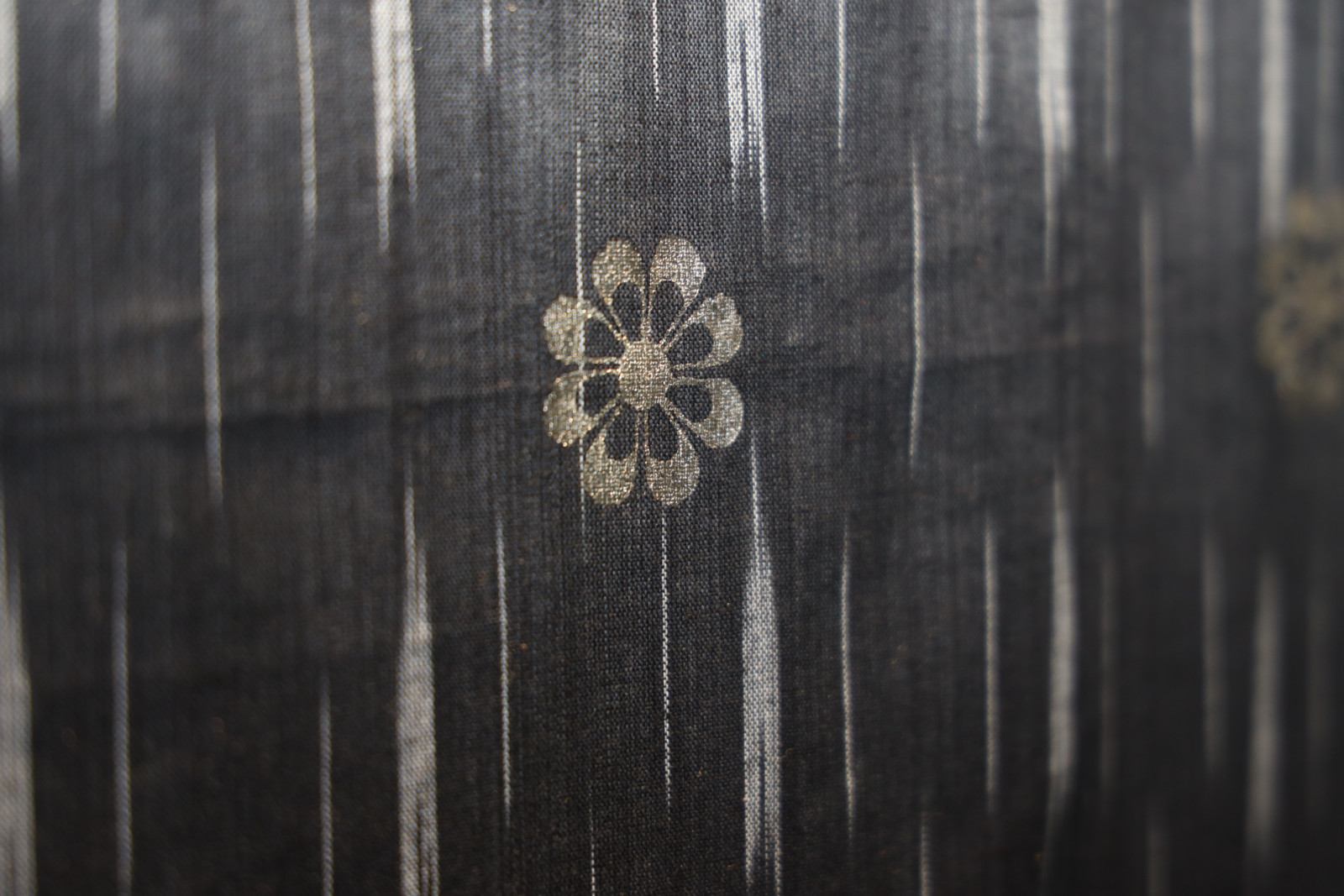 The pewter plaques adapt the traditional method of textile printing upon fabric
