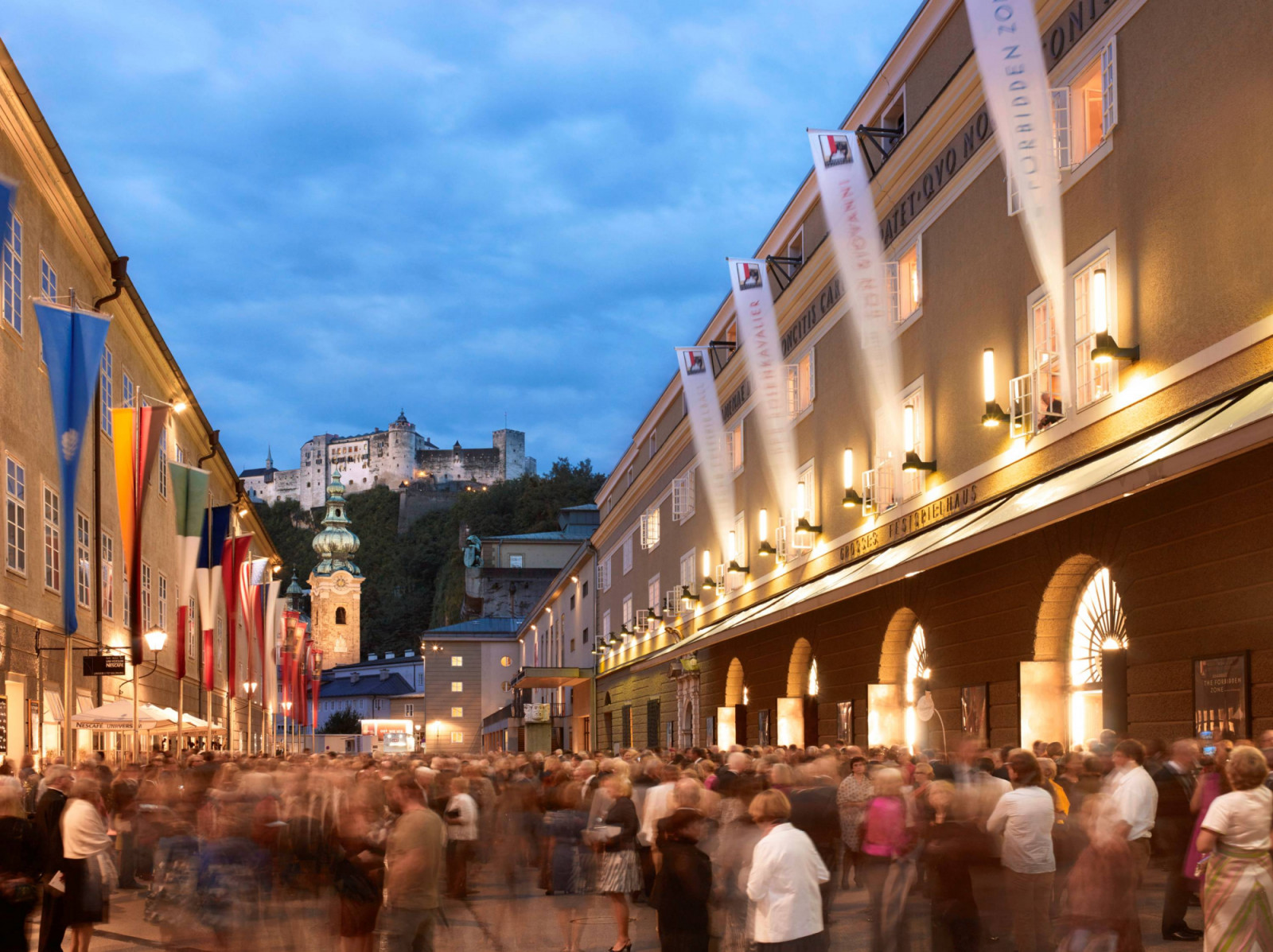 Salzburg streets are abuzz with music and energy during the annual festival. (Photo: courtesy of Ambroise Tzenas, Rolex)