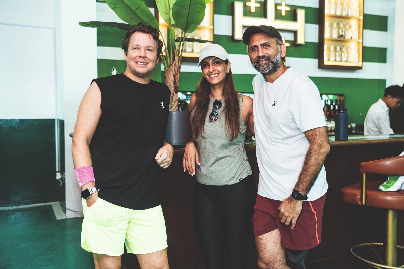 Ben Jones, Shireena Manchharam and Ashish Manchharam