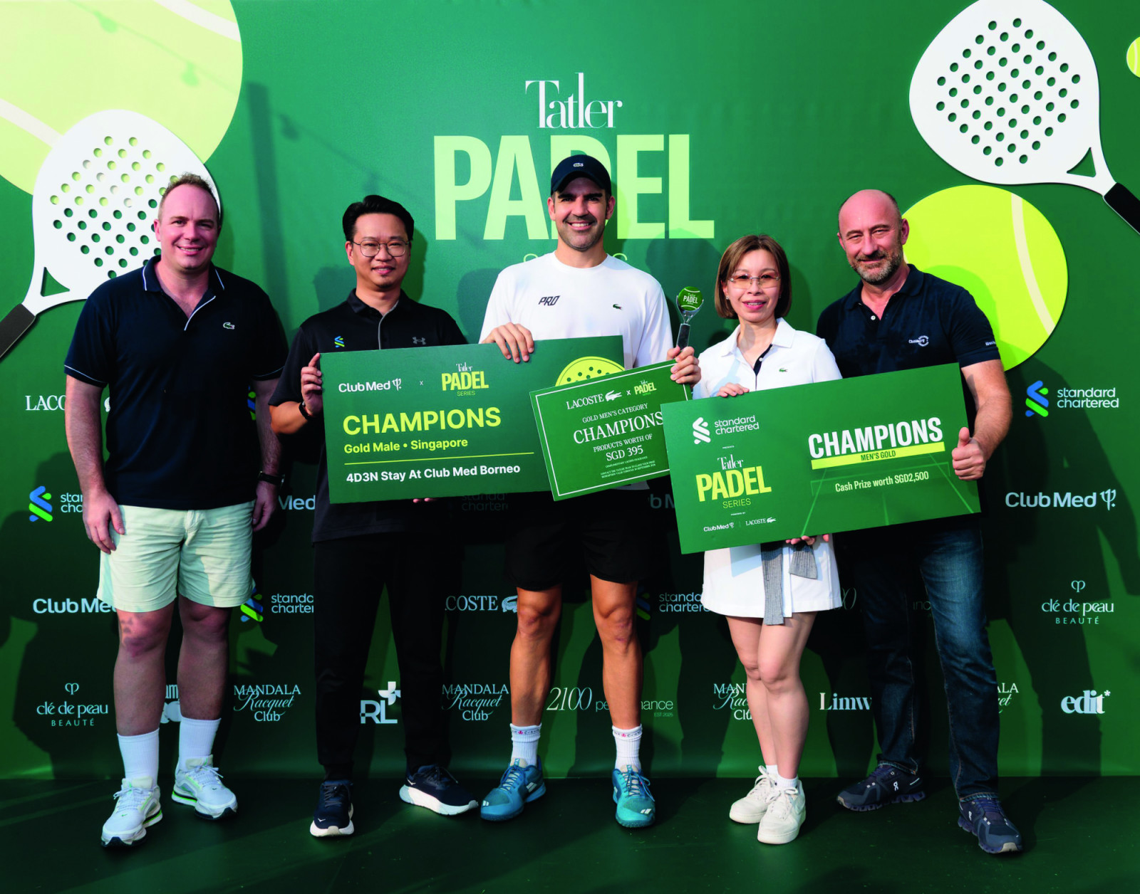 Mark McFarlane, Zech Tan, Pablo Rodríguez Aracil, Stephanie Tay and Olivier Monceau