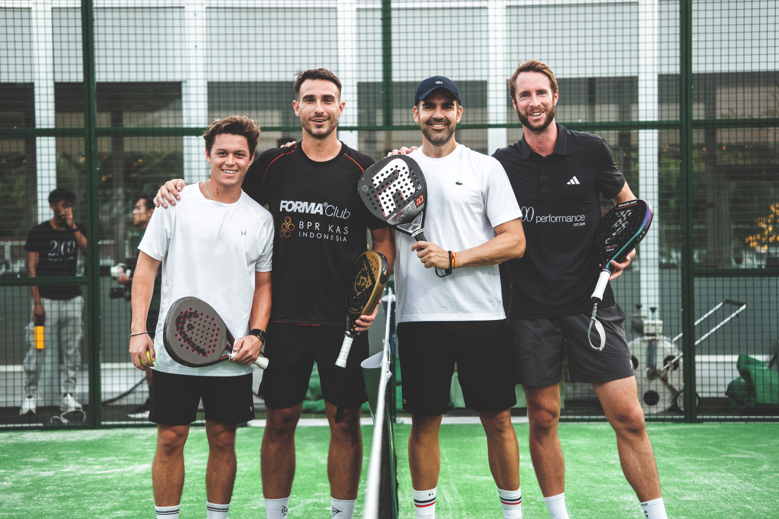Enzo Chua,  Carlos Pérez Cabeza, Pablo Rodríguez Aracil and Chris Salisbury