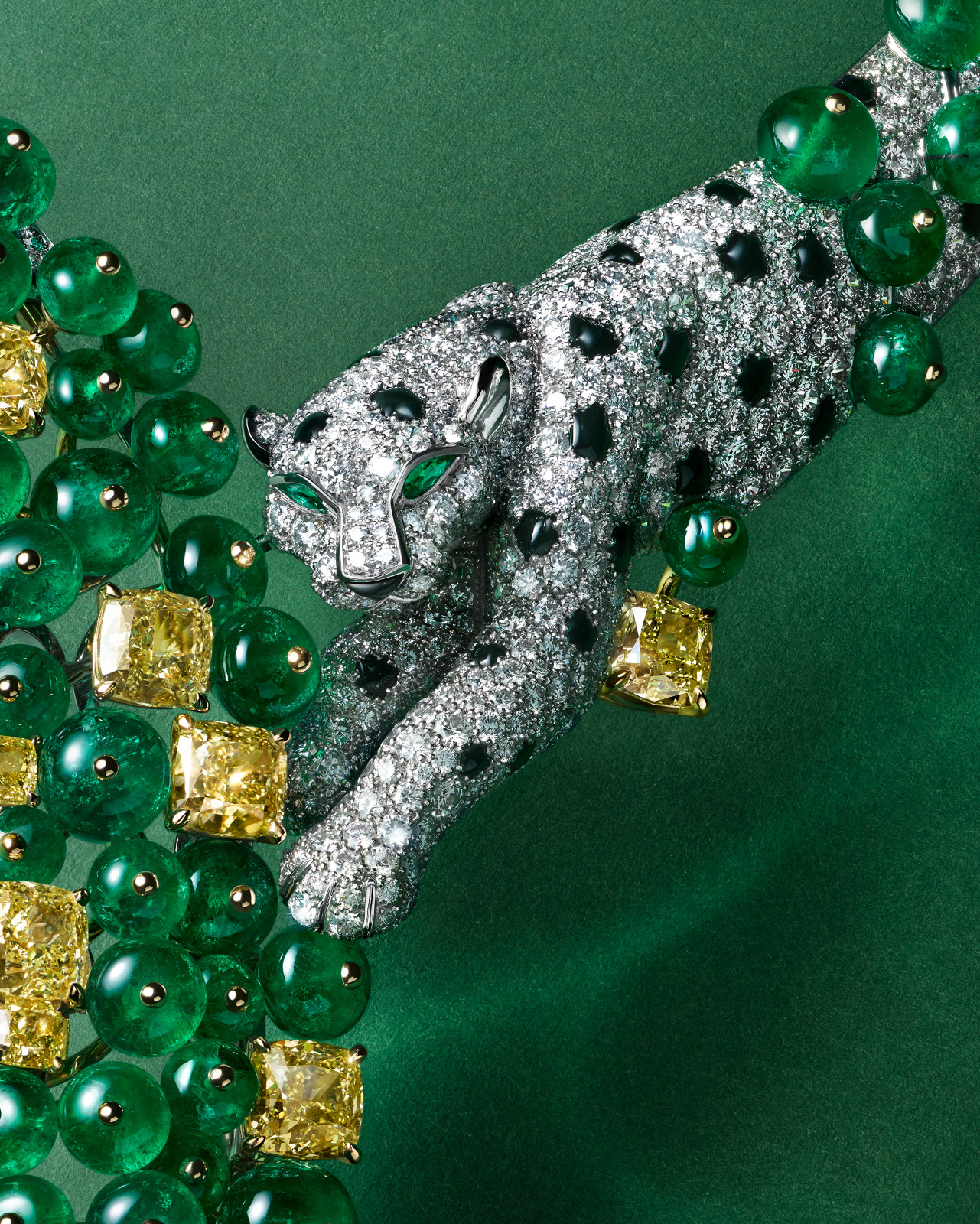 Cartier "Panthère Tunya Necklace – Le Chœur des Pierres Collection" (ภาพ: Cartier)