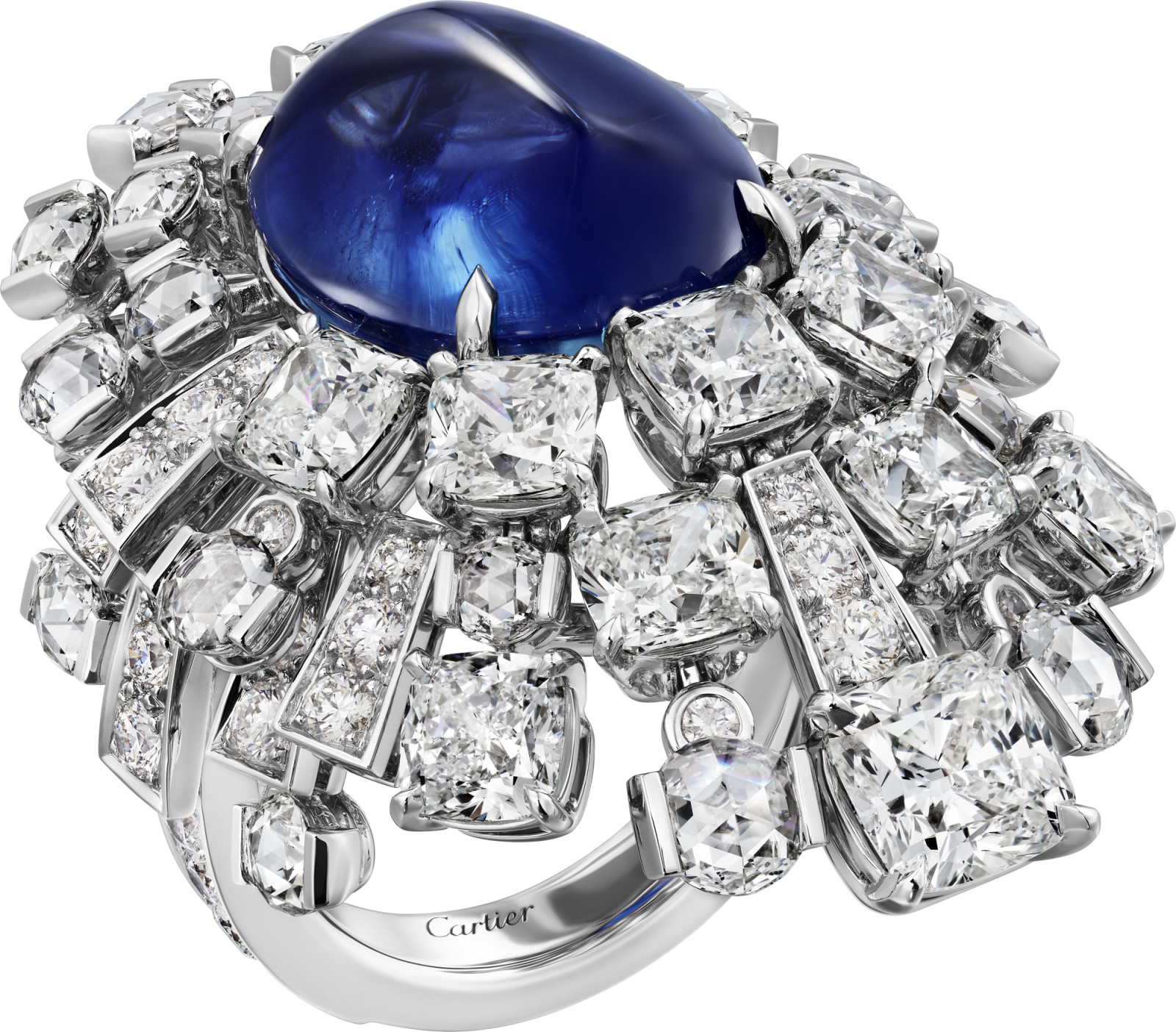 卡地亞《Le Chœur des Pierres》頂級珠寶系列 Stellara 戒指。(Photo: Cartier)