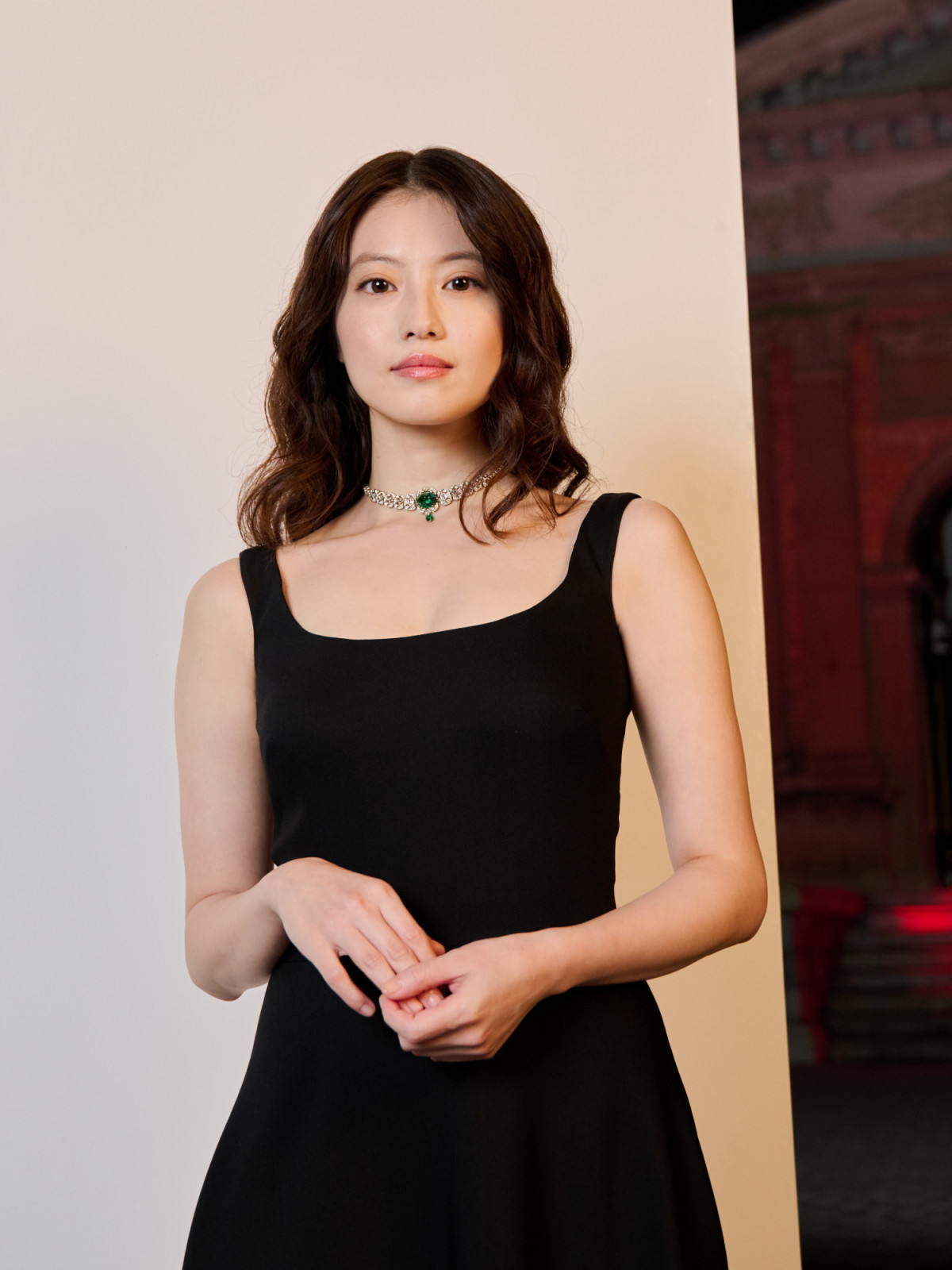 卡地亞品牌摯友今田美櫻佩戴Smara項鍊。(Photo: Cartier)
