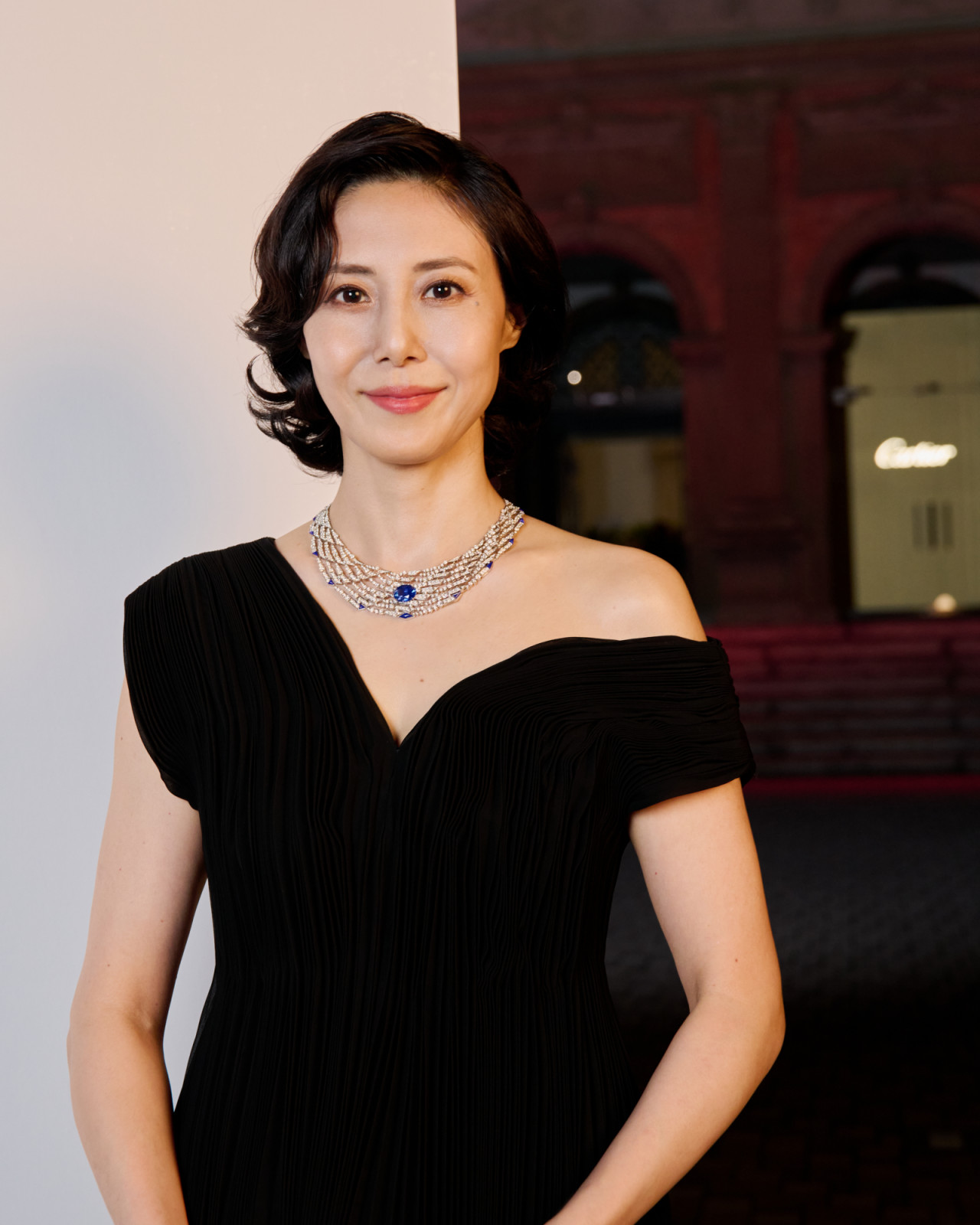 卡地亞品牌摯友松島菜菜子佩戴Pelagia項鍊。(Photo: Cartier)