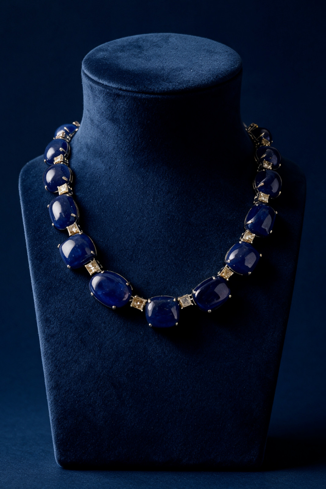 CTJ Tanzanite and Diamond Riviera Necklace